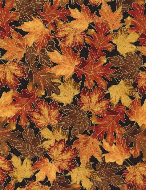 autumn leaf quilt fabric